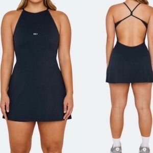 SET Active Black Halter Dress